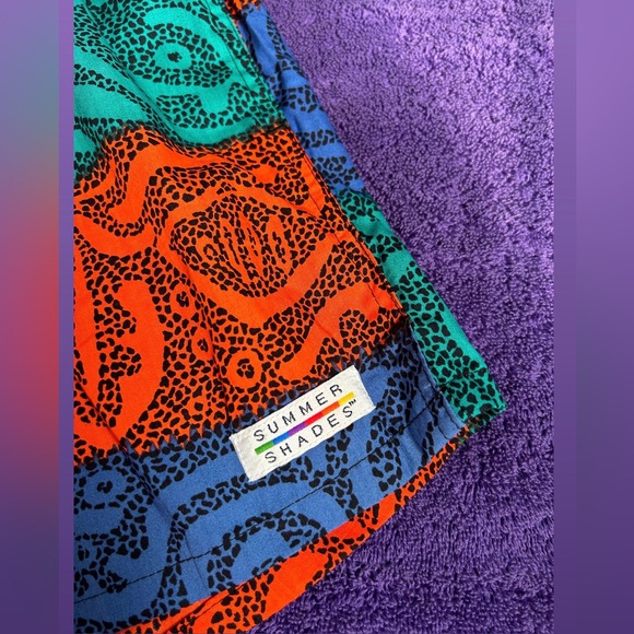 Vintage Jockey Bold Print Pocket Swim Shorts 😎 - Picture 2 of 8